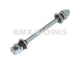 ProBMX Axle 5/16'' x 26 tpi x 140mm Long Steel - Silver & Black