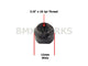 ProBMX Hub Cone 3/8" x 26 tpi x 15mm - Black