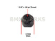 ProBMX Hub Cone 3/8" x 26 tpi x 17mm - Black