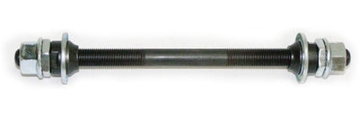 ProBMX Axle 3/8'' x 26 tpi x 140mm Long Ch-Mo - Black & Silver