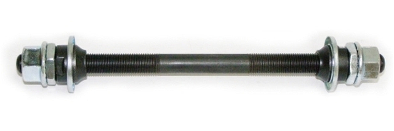 ProBMX Axle 3/8'' x 26 tpi x 135mm Long Ch-Mo - Black & Silver
