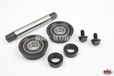 YST American 3 Piece Crank Bottom Bracket Conv Kit Sealed - Black