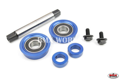 YST American 3 Piece Crank Bottom Bracket Conv Kit Sealed - Dark Blue
