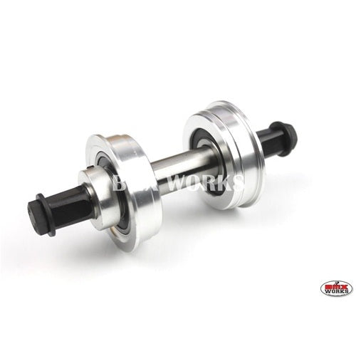 YST American 3 Piece Crank Bottom Bracket Conv Kit Sealed - Silver