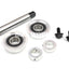 YST American 3 Piece Crank Bottom Bracket Conv Kit Sealed - Silver