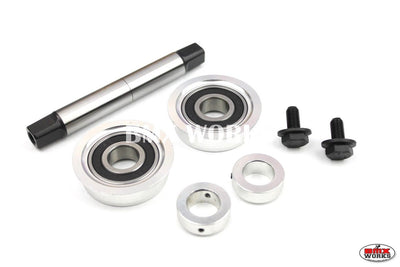YST American 3 Piece Crank Bottom Bracket Conv Kit Sealed - Silver