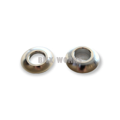 ProBMX Mid or American Bottom Bracket Spare Cones 19mm Silver - Pair