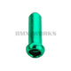 Brake Cable End Cap 3.2mm x 15mm Green Anodized