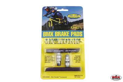 Kool Stop BMX Brake Pads Purple - Sold In Pairs
