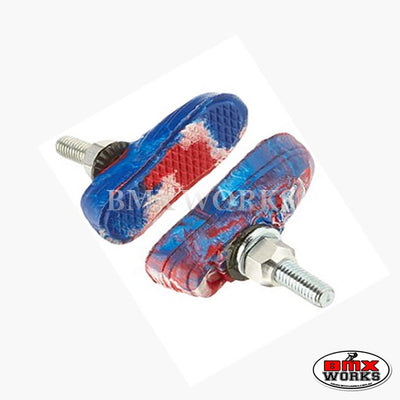 Kool Stop Vans Shoe Threaded Brake Pads - Pairs Swirl