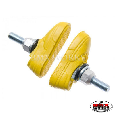 Kool Stop Vans Shoe Threaded Brake Pads - Pairs Yellow