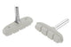 Dia-Compe Cantilever U-Brake Pads OPC-12 - Pairs - White