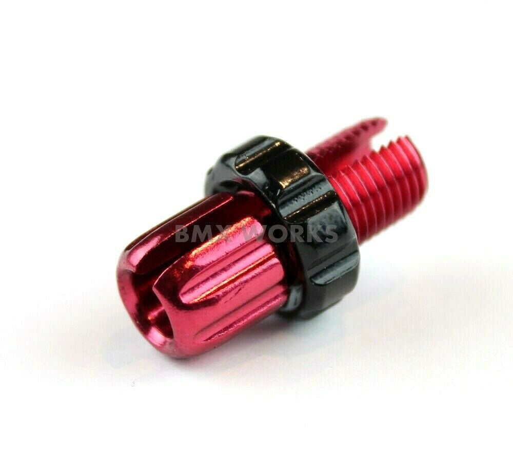 Dia-Compe M10 Brake Lever Threaded Barrel Adjuster - Red