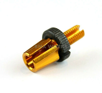 Dia-Compe M7 Brake Lever Threaded Barrel Adjuster - DC Gold