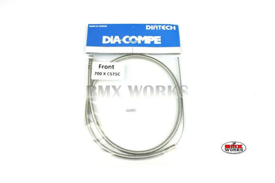 Dia-Compe BMX Logo Front Brake Cable Clear