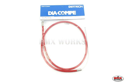 Dia-Compe BMX Logo Front Brake Cable Red