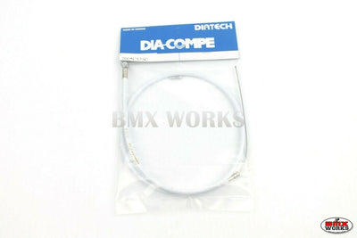 Dia-Compe BMX Logo Front Brake Cable White