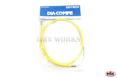Dia-Compe BMX Logo Front Brake Cable Yellow