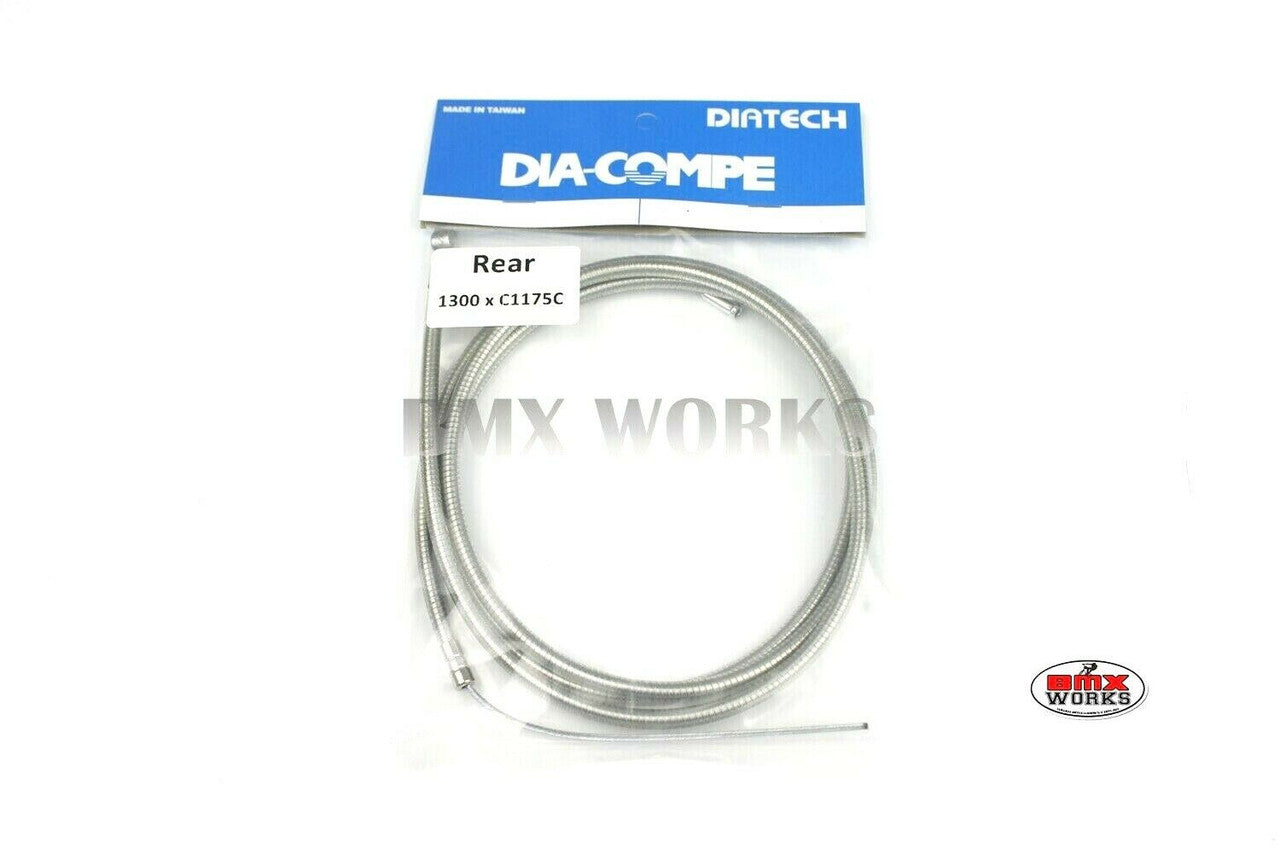 Dia-Compe BMX Logo Rear Brake Cable Clear