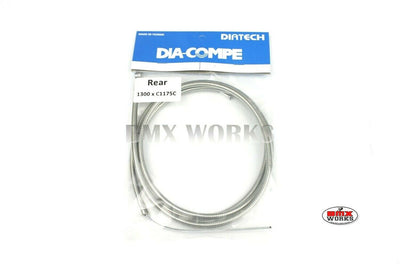Dia-Compe BMX Logo Rear Brake Cable Clear