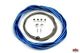 BMX Brake Cable Front & Rear Kit Ano Blue