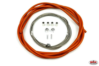 BMX Brake Cable Front & Rear Kit Burnt Orange