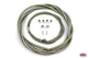BMX Brake Cable Front & Rear Kit Braided Silver