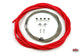 BMX Brake Cable Front & Rear Kit Pinky Red
