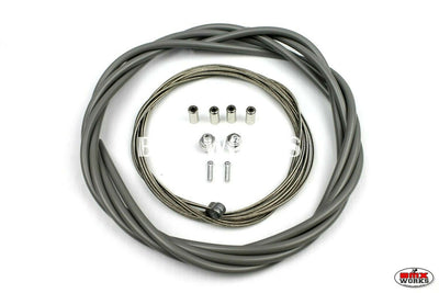 BMX Brake Cable Front & Rear Kit Grey