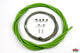 BMX Brake Cable Front & Rear Kit Lite Green