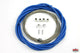 BMX Brake Cable Front & Rear Kit Mid Blue
