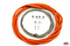 BMX Brake Cable Front & Rear Kit Orange
