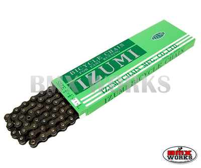 Izumi 1/2" x 1/8" x 116 Link Chain Black