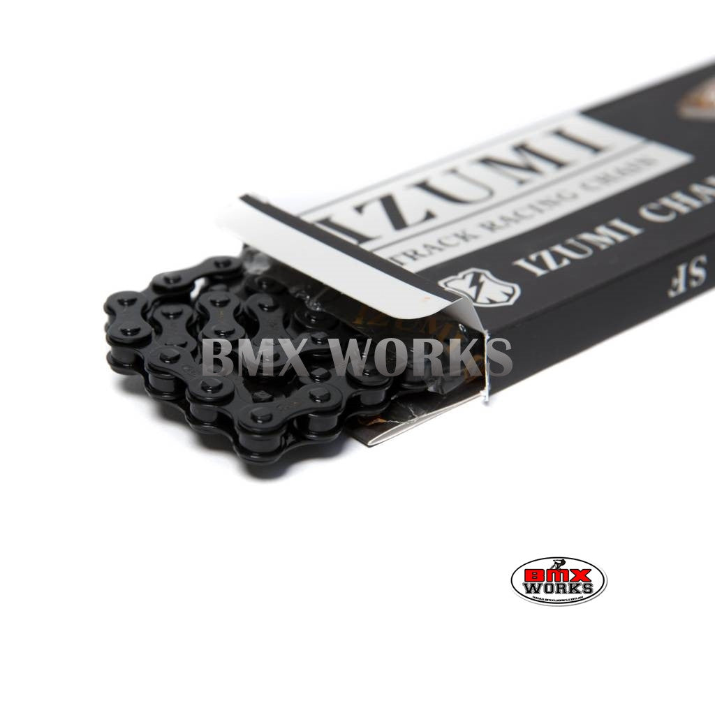 Izumi Mash X 1/2" x 1/8" x 116 Link Jet Black with Black Bushing