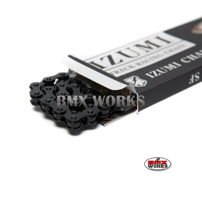 Izumi Mash X 1/2" x 1/8" x 116 Link Jet Black with Black Bushing