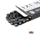 Izumi Mash X 1/2" x 1/8" x 116 Link Jet Black with Silver Bushing
