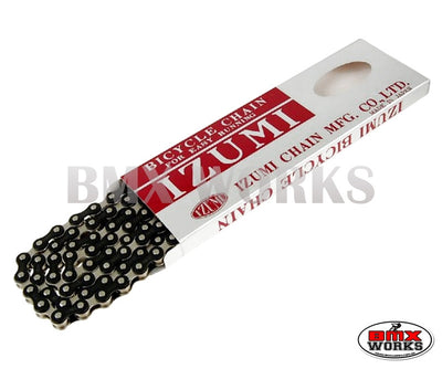 Izumi 1/2" x 3/32" x 100 Link Chain Black & Silver