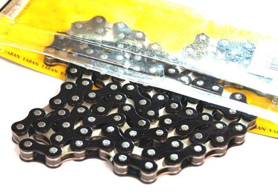 Yaban 1/2" x 1/8" x 112 Link Black & Nickel Chain