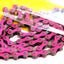 Yaban 1/2" x 1/8" x 112 Link Pink & Nickel Chain