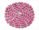 Yaban 1/2" x 1/8" x 112 Link Pink & Nickel Chain