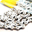 Yaban 1/2" x 1/8" x 112 Link White & Nickel Chain