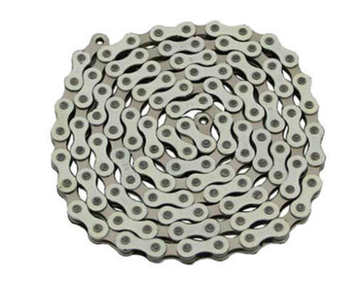 Yaban 1/2" x 1/8" x 112 Link White & Nickel Chain