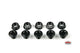 Chainring Bolt Set 5.5mm - Pack of 5 - Black