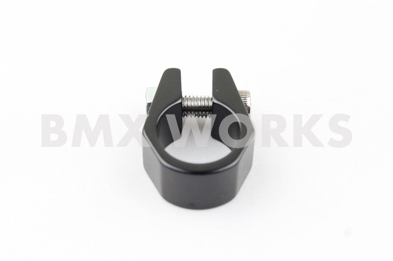 Tuf Neck Style BMX Seat Post Clamp 28.6mm Black