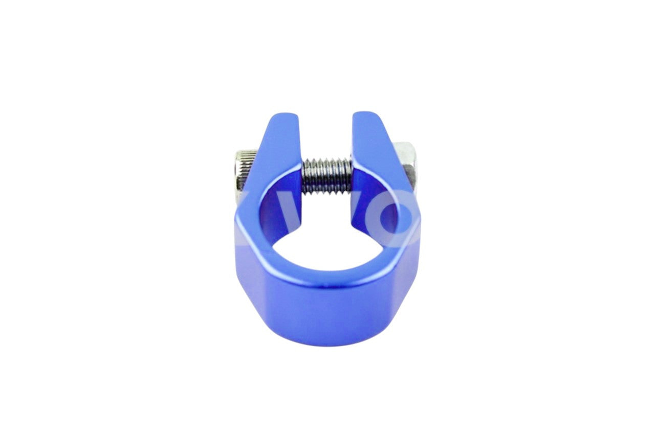 Blemished: Tuf Neck Style BMX Seat Post Clamp 25.4mm Cobolt Blue