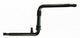 170mm 1 Piece Cranks Steel Black