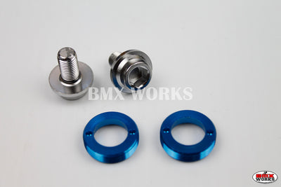 ProBMX Crank Caps & Bolt Set - Blue