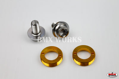 ProBMX Crank Caps & Bolt Set - Gold