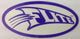 Flite Swoosh Decal - Purple on Clear