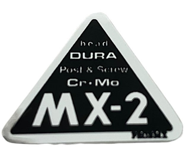 ProBMX - MX2 Stem Decal - Chrome & Black